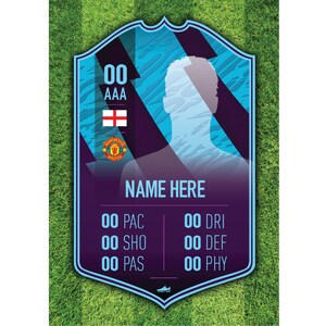 Personalised Fifa Card Totw Ultimate Team Fifa 21 Football Etsy