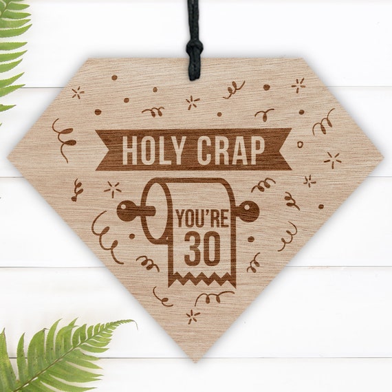 DE103 Engraved Novelty 30th Birthday Gift for Him Her Funny Etsy UK