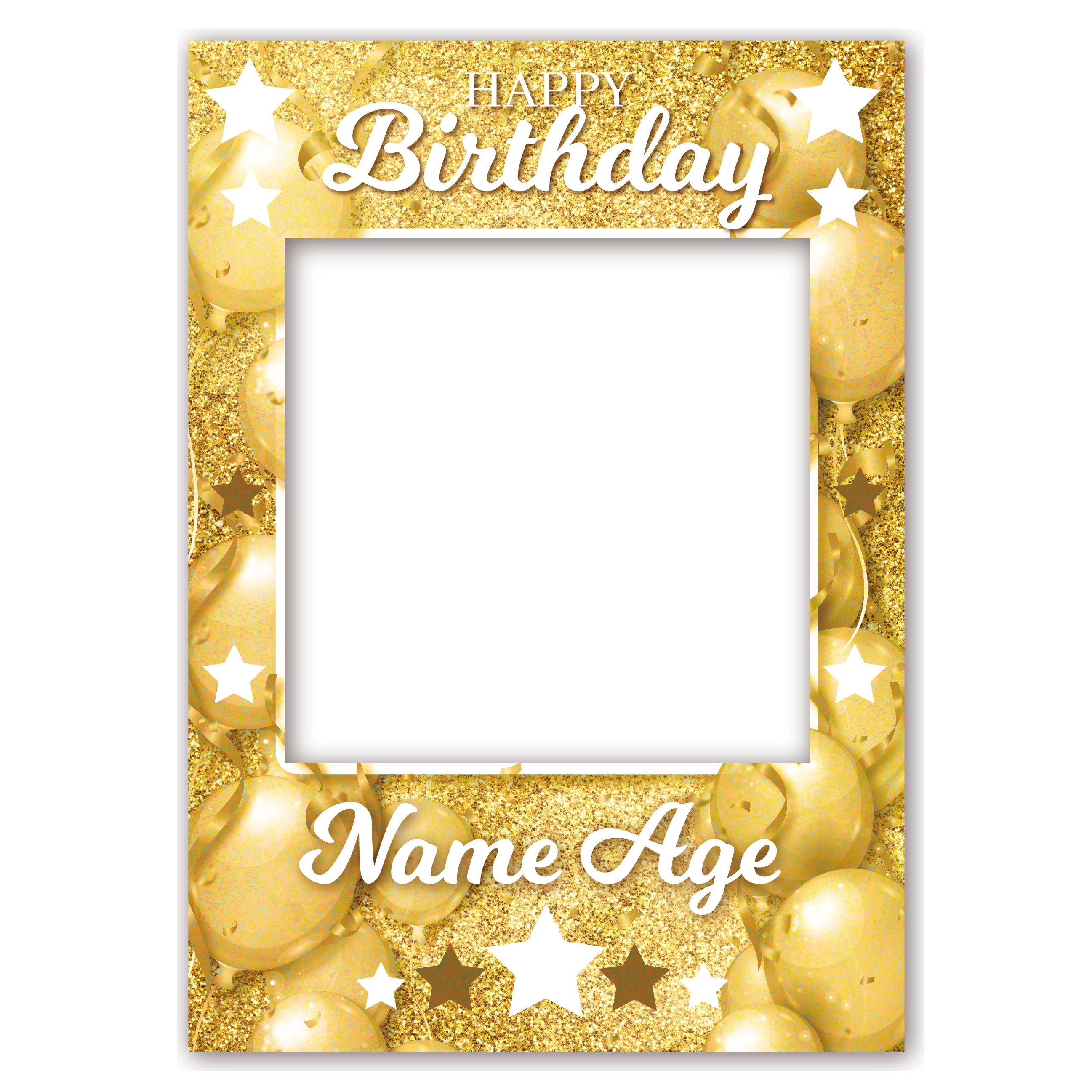 Personalized Rose Gold Selfie Frame, Photo Booth Frame, Birthday Selfie  Frame, Any Age Birthday Selfie Frame, DIGITAL FILE -  Sweden