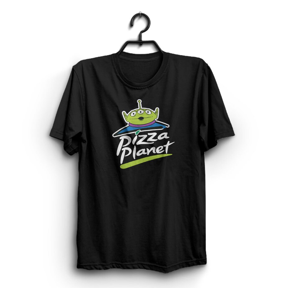 black pizza planet shirt