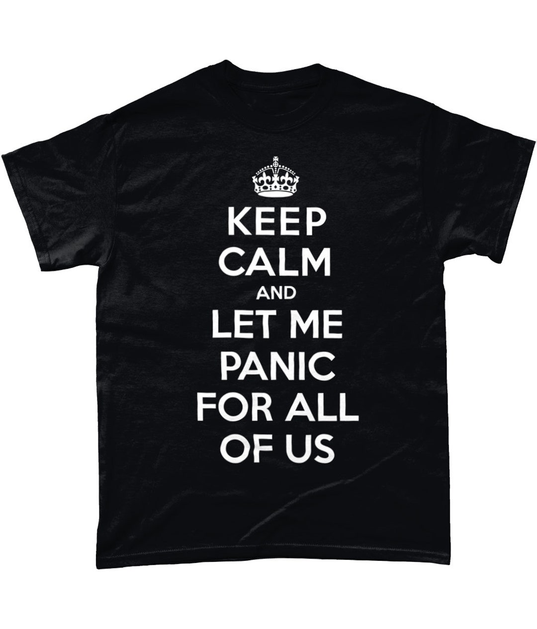 KEEP CALM 044 Funny Mens Funny Black T-shirts Novelty T Shirts image