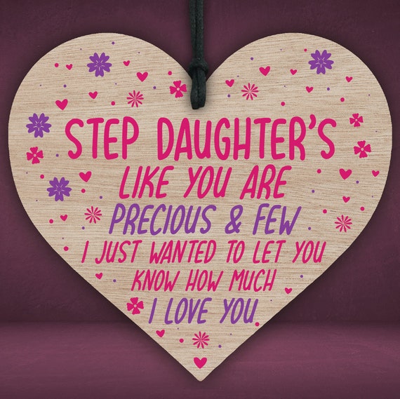 030 Step Daughter Birthday Christmas Card Gift For Daughter | Etsy