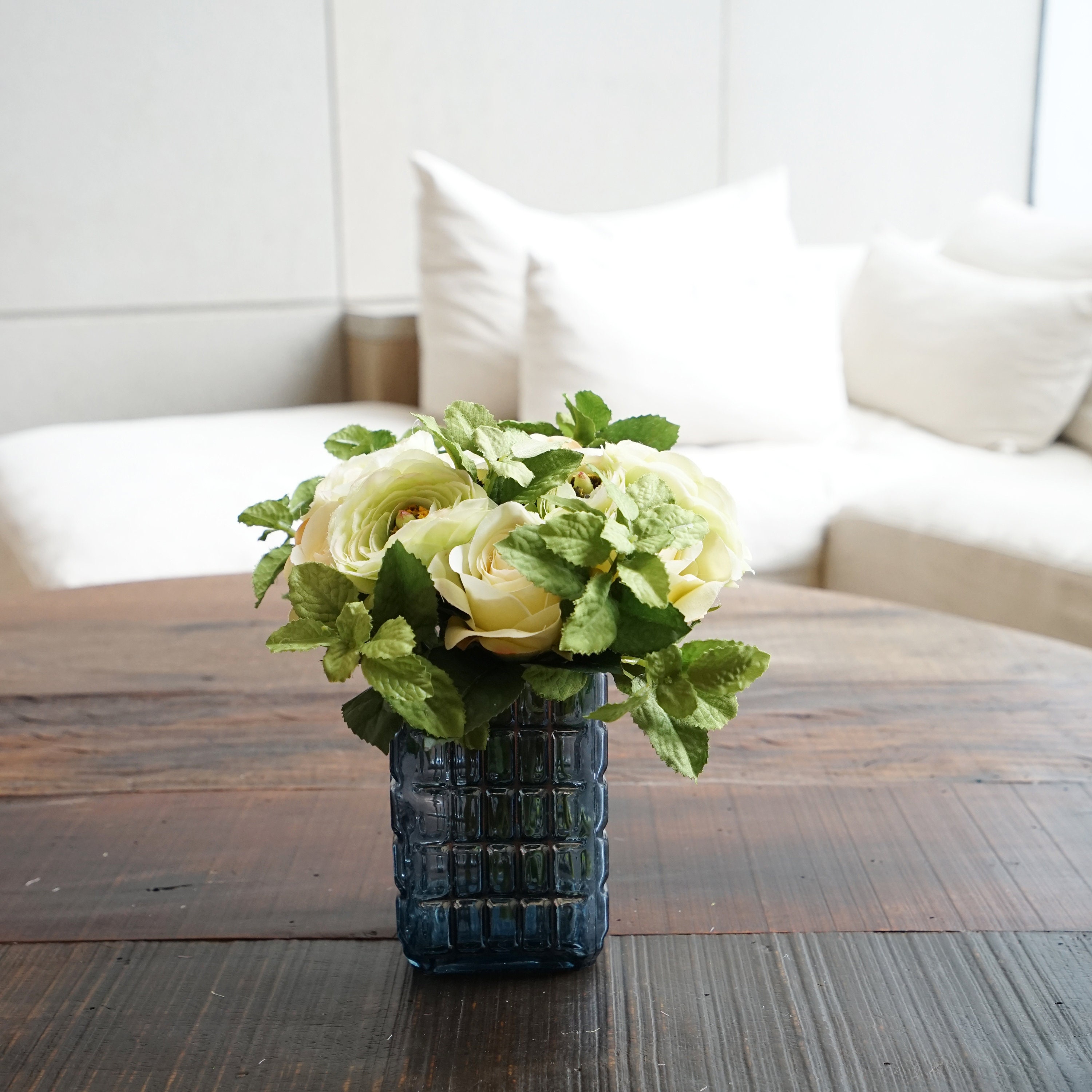 Luxe Faux Rose Bouquet 9Tall