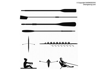 Boat Oars Reusable Mylar Stencil Art Supplies