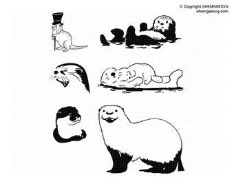 Download Otter Svg Etsy