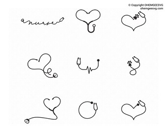 Download Vet Stethoscope Svg Etsy