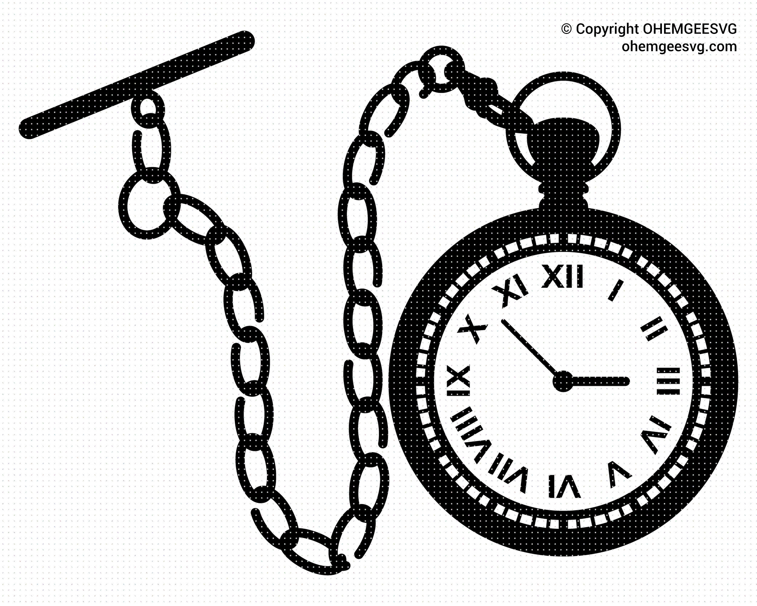 Pocket Watch Svg, Pocket Watch Png, Pocket Watch Clipart, Pocket Watch