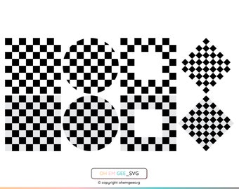 Checkered Pattern Svg, Checkerboard Clipart, Check Png, Checkered Dxf, Checkered Pattern Eps, Checkerboard Cut File, Check Silhouette