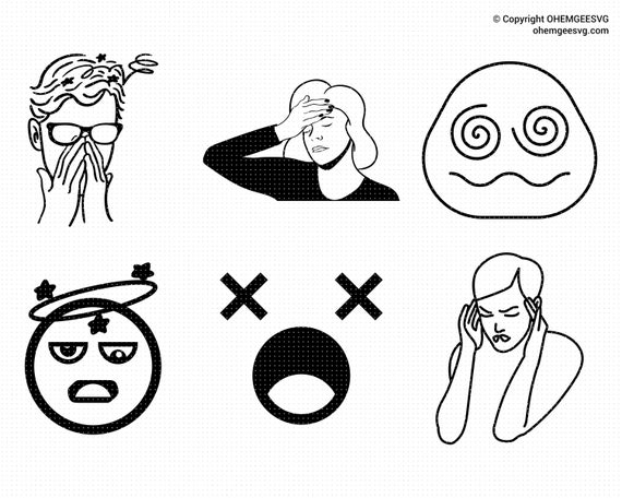 Download Dizzy Svg Bundle Dizzy Svg Dizziness Svg Headache Svg Etsy