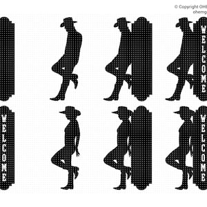 Leaning on a Sign Svg, Leaning Cowboy Svg, Leaning Cowgirl Svg, Vertical Sign Svg, Old Western Sign Svg, Cowboy Sign Svg, Sign Board Svg