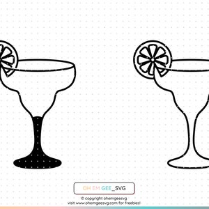 Margarita Cocktail Glass Saved in Svg and Png Files, Margarita Clipart, Cocktail Dxf, Cheers Eps, Alcohol Cricut, Cocktail Glass Cut File