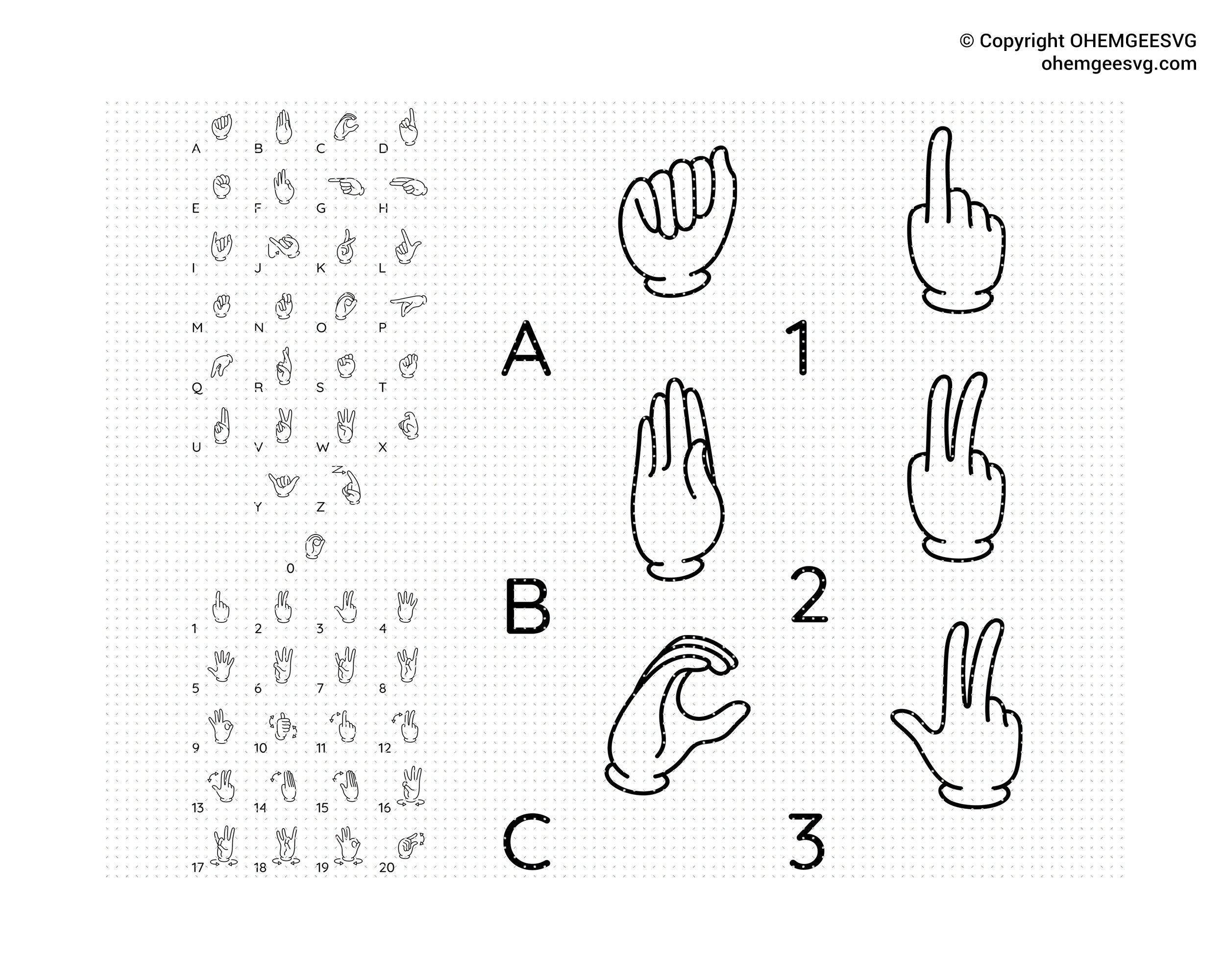 American Sign Language SVG, Deaf Font Svg, Asl Png, Sign Language Clipart, Deaf Font Dxf, Asl Eps, Asl Cricut, Asl Numbers Cut File - Etsy American Sign Language SVG, Deaf Font Svg, Asl Png, Sign Language Clipart, Deaf Font Dxf, Asl Eps, Asl Cricut, Asl Numbers Cut File - Etsy