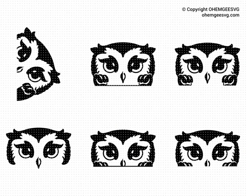 Download Peeking Owl Svg Peeking Animal Svg Sneak Peek Owl Svg Baby Etsy