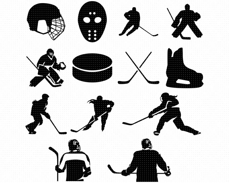 Download Hockey Svg Bundle Ice Hockey Girl SVG Hockey Mask Svg | Etsy
