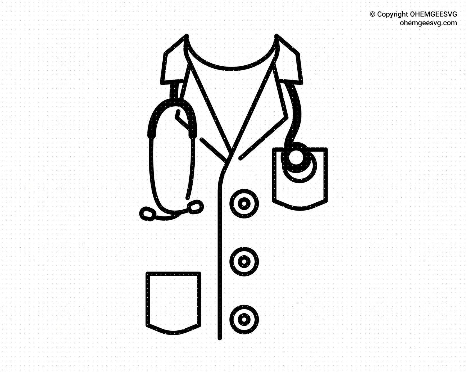 Doctor Coat Svg Nurse Coat Svg Lab Coat Svg Doctor's Etsy