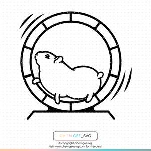 Hamster Wheel Svg, Hamster Png, Hamster Wheel Clipart, Hamster Dxf, Hamster Eps, Hamster Cricut, Hamster Wheel Silhouette