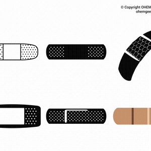 Bandage SVG Bundle, Bandage Svg, Bandage Png, Bandage Clipart, Bandage Dxf, Bandage Eps, Bandage Cricut, Bandage Cut File