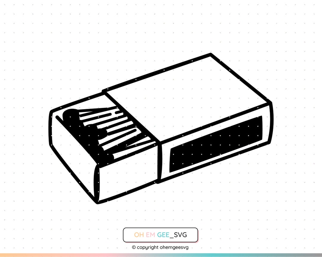 Match Box Saved in Svg and Png Files, Match Box Clipart, Match Box Eps