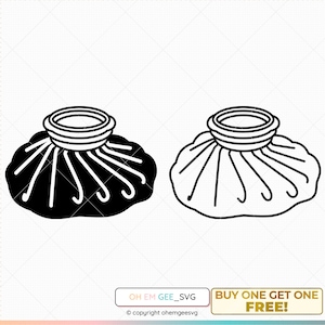 Ice Pack Svg, Ice Pack Clipart, Ice Pack Png, Ice Pack Dxf, Ice Pack Eps, Ice Pack Cricut, Ice Pack Cut File, Ice Pack Silhouette