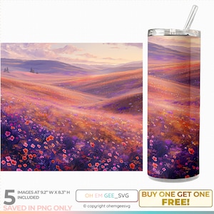 Violet Flower Skinny 20 Oz Tumbler Wrap, Violeta para sublimação, Viola Clipart, Flor do mês de nascimento para fazer cartão, Flor de nascimento Png
