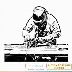 Welder Svg, Welding Clipart, Welder Png, Welding Dxf, Welder Eps, Welding Cricut, Welder Cut File, Welding Silhouette, Welder Clipart