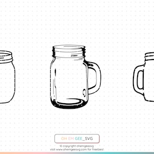 Frasco de vidrio (archivo SVG y PNG), imágenes prediseñadas de frasco, frasco de vidrio (DXF), vidrio (EPS), frasco de vidrio (Cricut), archivo de corte de frasco de vidrio, silueta de frasco de vidrio