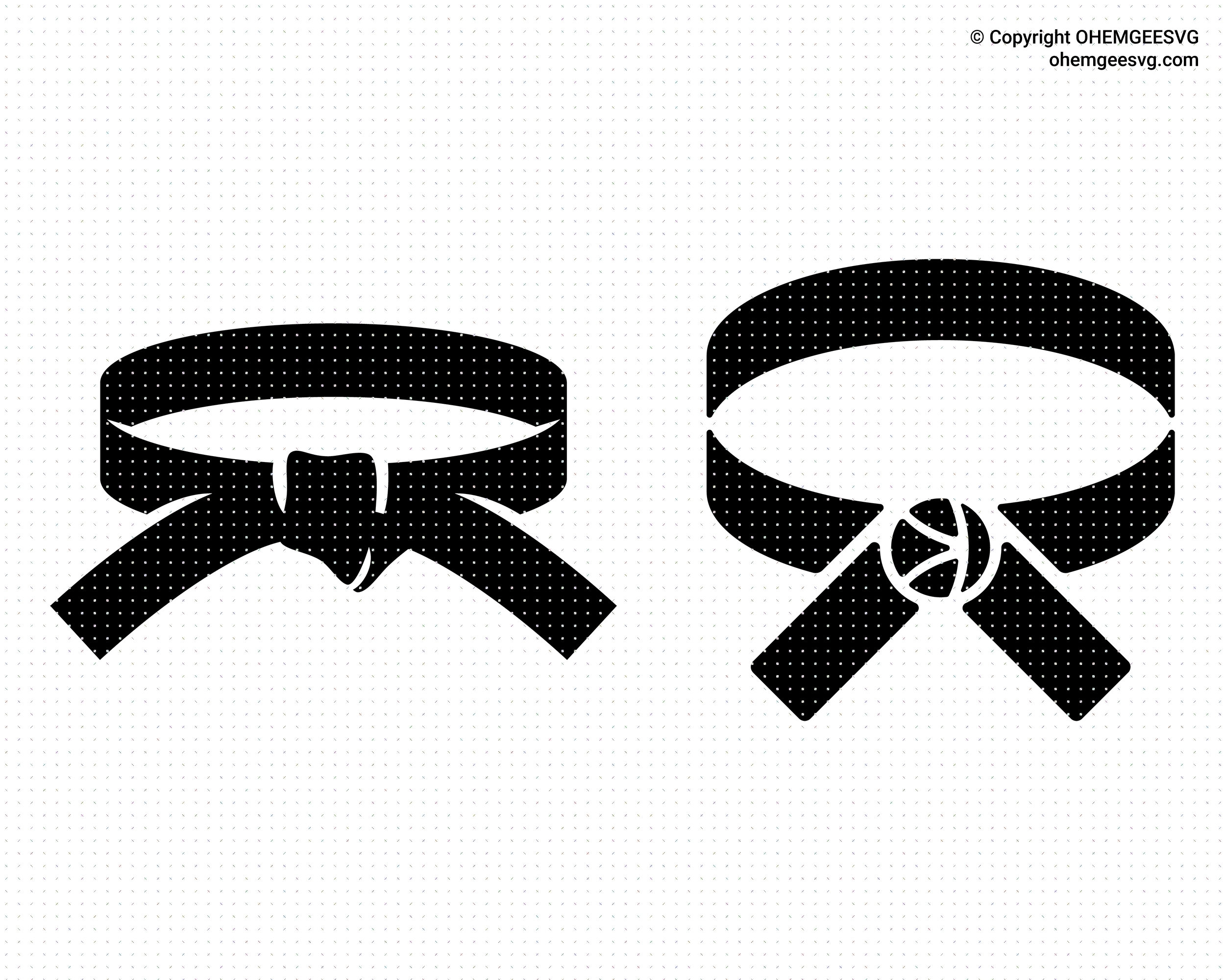 Black Belt Svg, Karate Clipart, Taekwondo Png, Martial Arts Dxf, Black