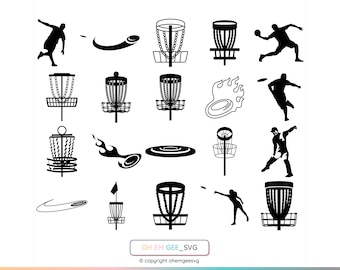 Disc Golf SVG Bundle, Frisbee Svg, Disc Golf Png, Frisbee Clipart, Disc Golf Dxf, Frisbee Eps, Disc Golf Cricut, Frisbee Silhouette