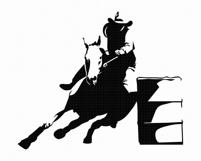 Download Rodeo Barrel Racer SVG Cowgirl SVG Barrel Racing SVG Rodeo ...