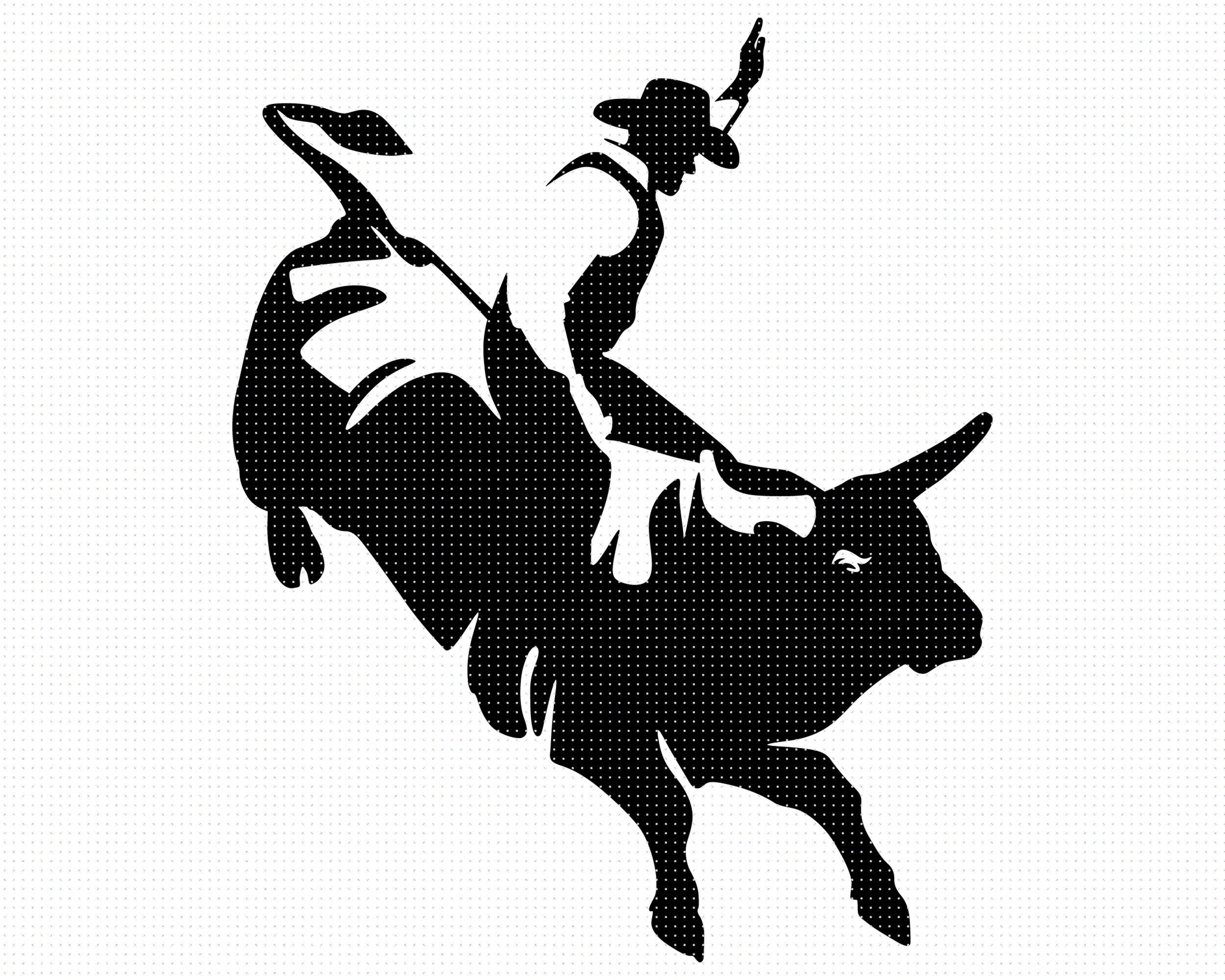 Download Rodeo SVG Bull Riding SVG Steer Riding SVG Bull Rider Svg ...
