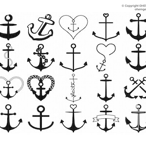 Anchor SVG Bundle, Anchor SVG, Nautical SVG Bundle, Nautical Svg, Sailing Svg, Sailor Svg, Cruise Svg, Faith Svg, Rope Svg, Heart Svg