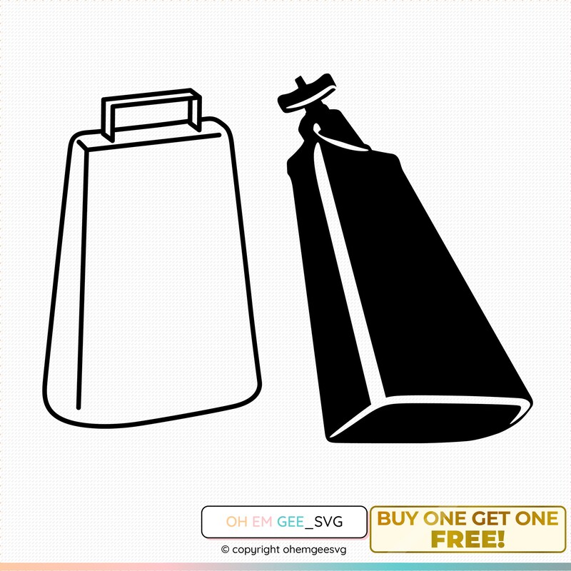 Cowbell Svg - Etsy