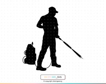 SVG-bundel hogedrukreiniger: clipart krachtig wassen (digitale download)