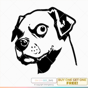Angry Pitbull Svg, Pitbull Clipart, Angry Dog Png, Dog Dxf, Dog Eyes Eps, Angry Pitbull Cricut, Pitbull Cut File, Angry Dog Silhouette