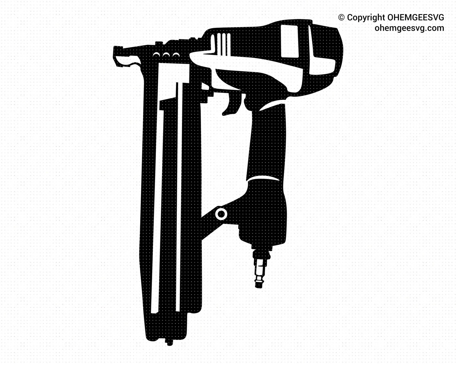 Nail Gun Svg Nail Gun Png Construction Tool Clipart Etsy India