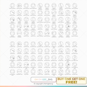 Made in the 50 States Saved in Svg and Png Files, US States Clipart, Fifty States Eps, 50 States Made Dxf, United States of America Cricut