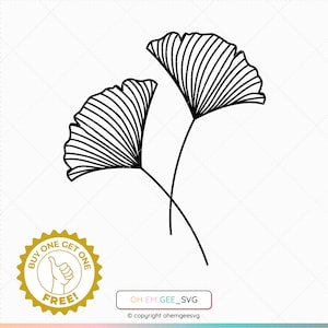 Ginkgo Leaf Svg, Ginkgo Leaves Clipart, Leaf Png, Leaf Dxf, Gingko Eps, Gingko Leaf Cricut, Gingko Leaves Cut File, Gingko Leaf Clipart