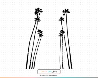 California Palm Trees Svg, Palm Tree Clipart, Palm Trees Png, Palm Tree Dxf, Palm Trees Eps, Palm Tree Cut File, Palm Trees Silhouette