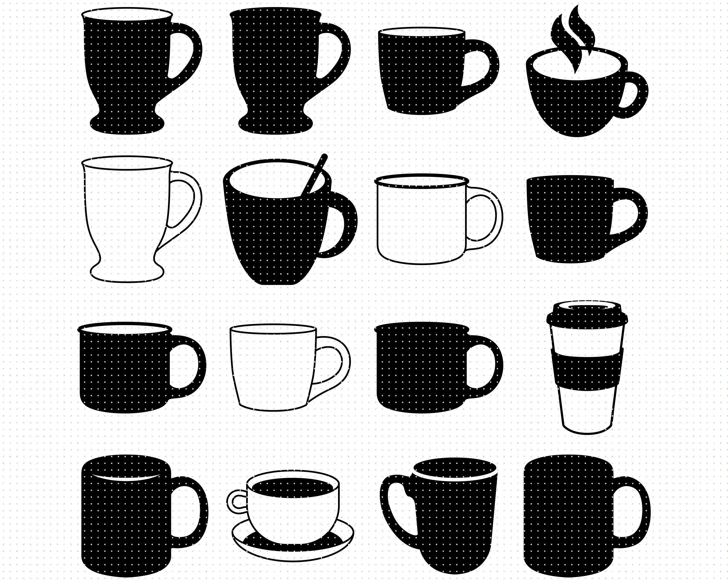 Mug SVG Bundle Mug Svg Mugs Svg Coffee Mug Svg Cup Svg Etsy