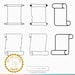 Scroll Paper Svg, Blank Treasure Map Png, Old Scroll Clipart, Papyrus ...