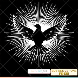 Holy Spirit Svg, Dove Clipart, Christian Png, Holy Spirit Dxf, Dove Eps, Christian Cricut, Holy Spirit Cut File, Dove Silhouette, Dove Svg