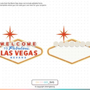 Letrero de bienvenida a Las Vegas SVG, letrero de Las Vegas Clipart, letrero de Las Vegas en blanco Png, Las Vegas Dxf, letrero de Las Vegas Eps, Las Vegas Cricut