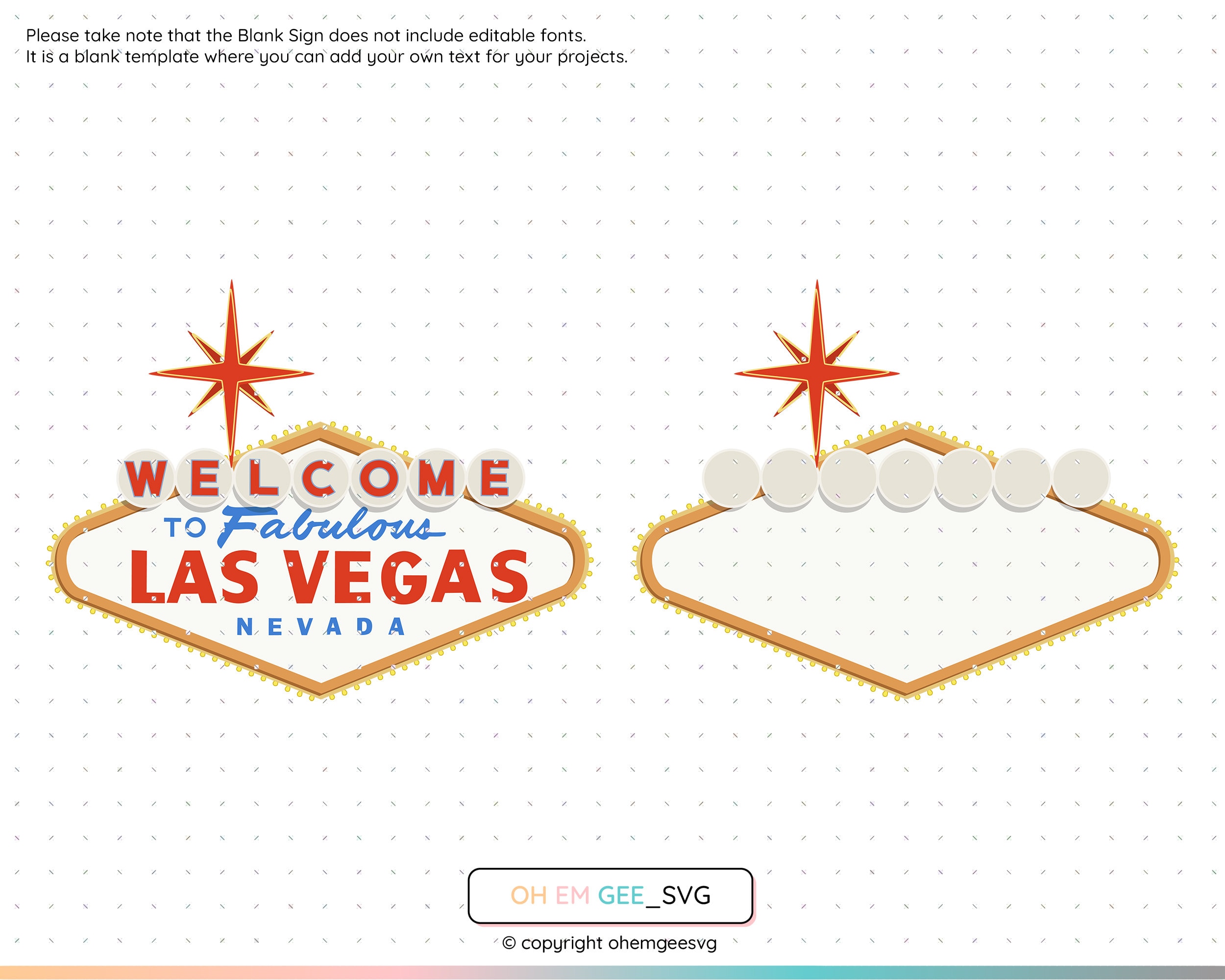 Welcome to Las Vegas Sign SVG Las Vegas Sign Clipart Las Vegas