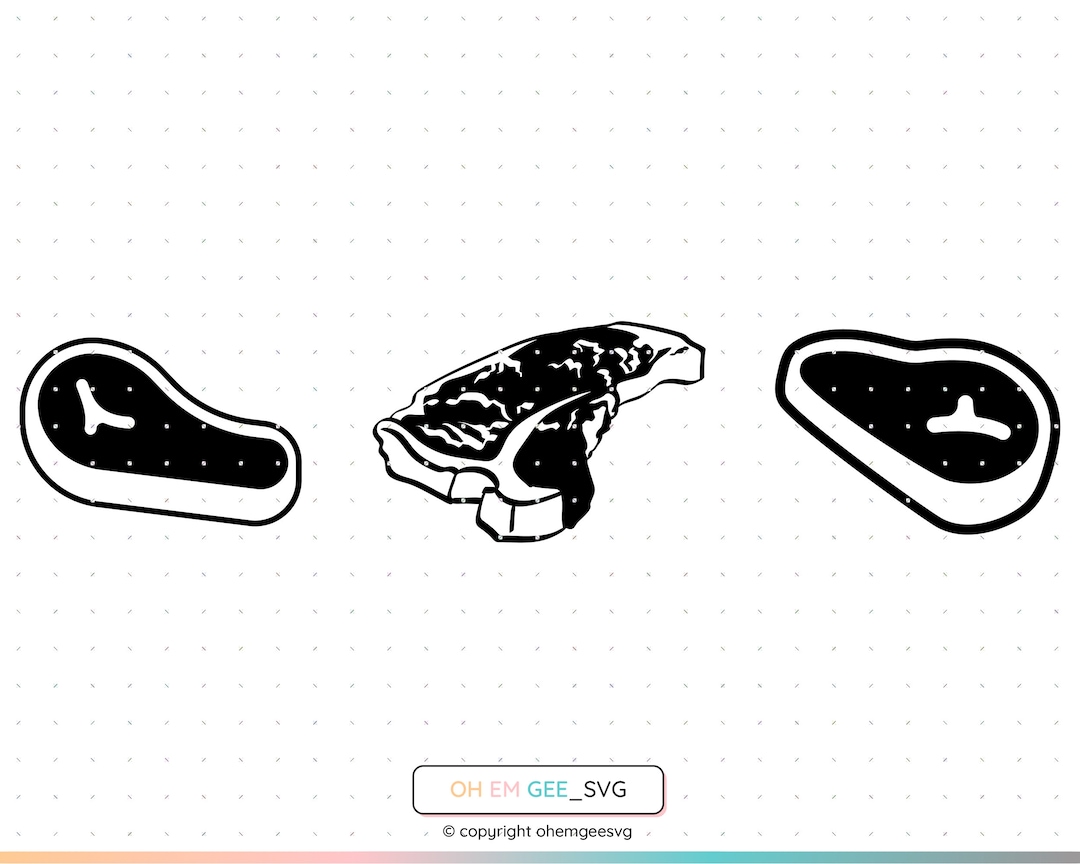 Steak Svg, Tbone Steak Png, Steak Clipart, Meat Lover Dxf, Meat Eps