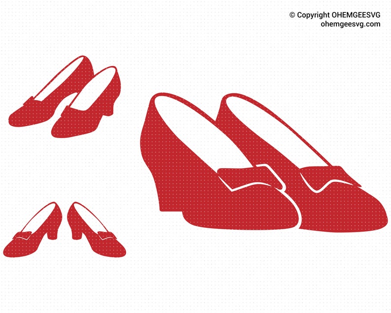 Ruby Red Slippers Cricut Ruby Red Slippers SVG Bundle Ruby Red Slippers Cut File Ruby Red Slippers Clipart Ruby Red Slippers Svg
