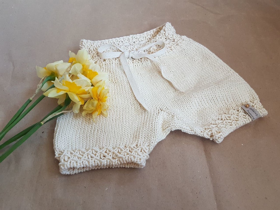 Knitting Pattern Baby ShortsSize from 0 to 24 Etsy