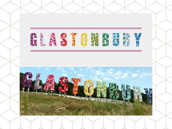 Glastonbury Sign Cross Stitch Pattern 