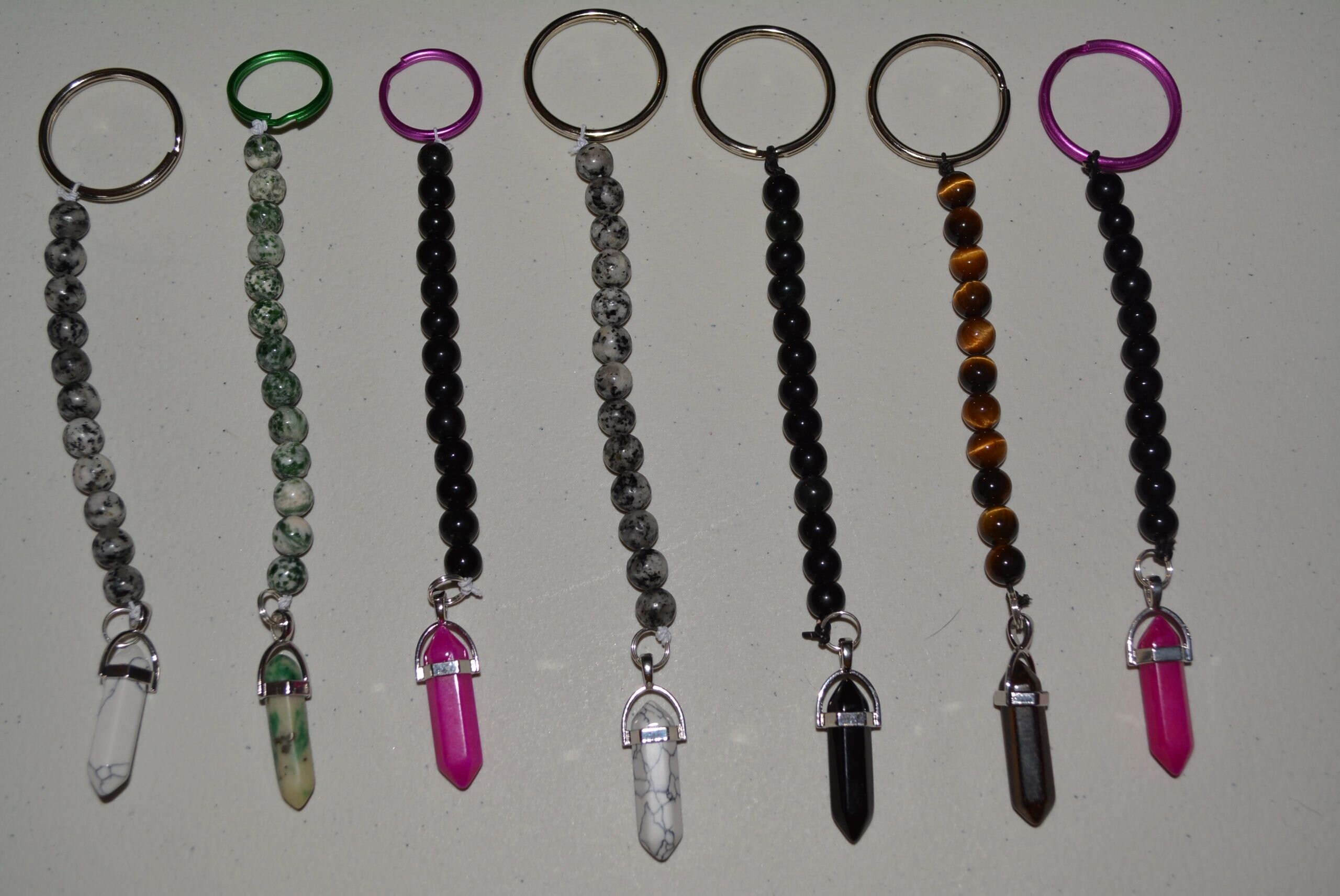 beaded keychains