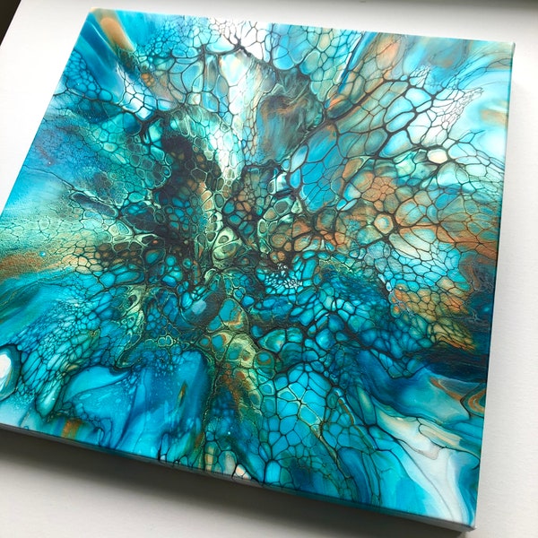 Abstract Acrylic Art Etsy