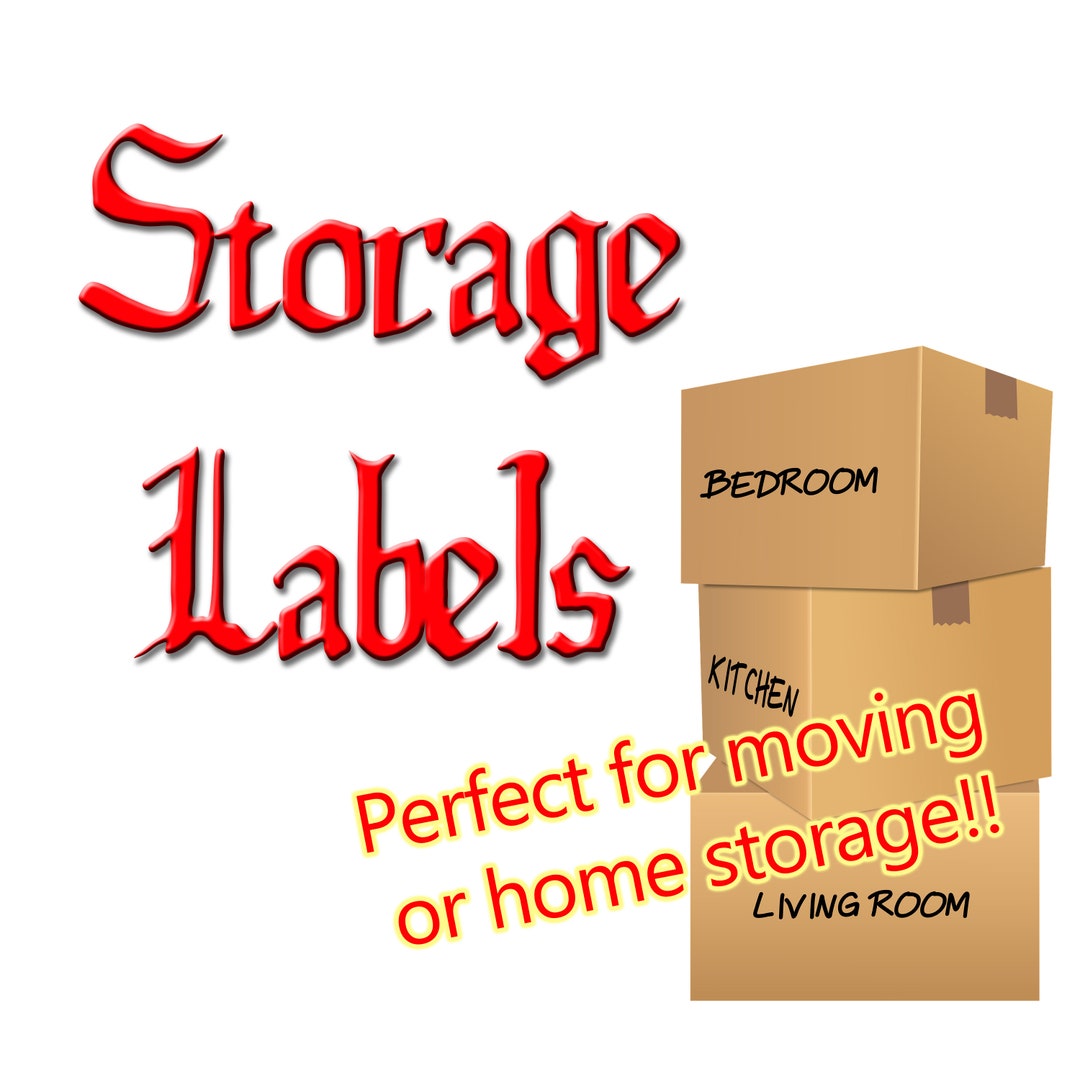 Storage Labels - Etsy